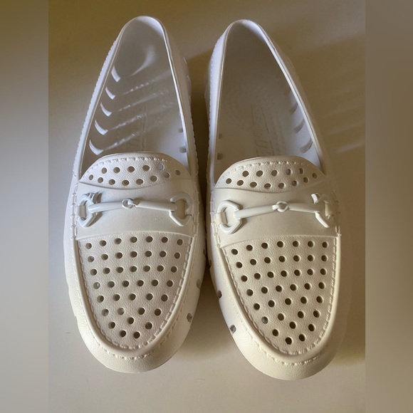 Women’s Floafers/Loafers waterproof deck shoe white/pink sole Size 6 Brand new - Picture 5 of 15